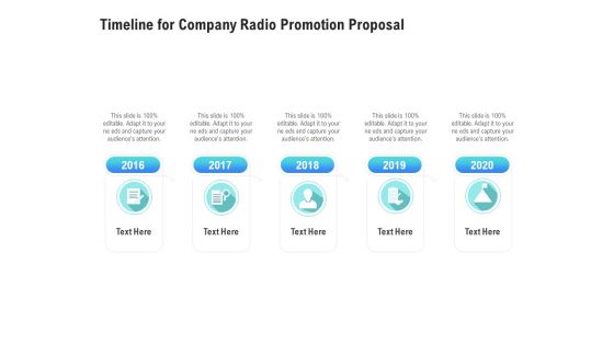 Music Promotion Consultation Timeline For Company Radio Promotion Proposal Download PDF