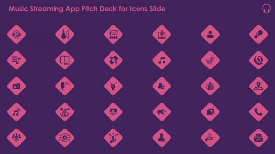 Music Streaming App Music Streaming App Pitch Deck For Icons Slide Rules PDF