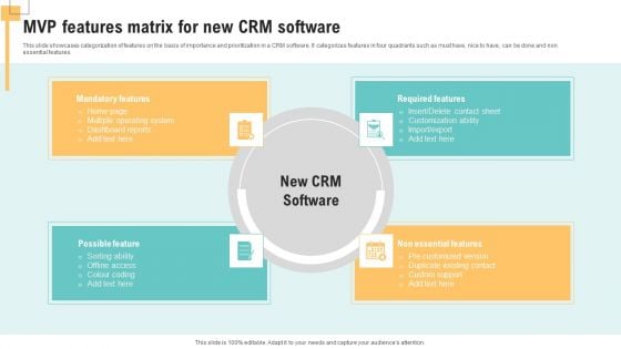 Mvp Features Matrix For New CRM Software Microsoft PDF