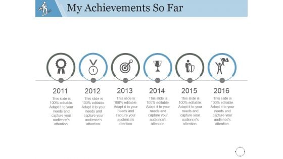 My Achievements So Far Ppt PowerPoint Presentation Styles