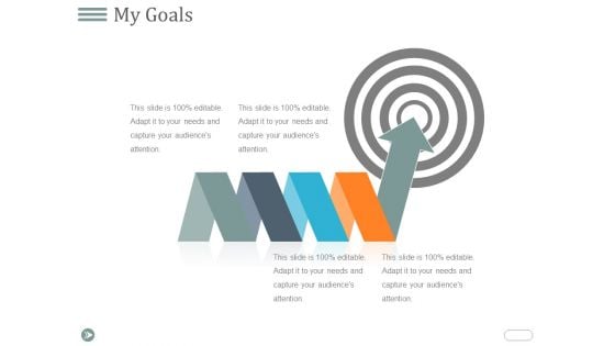 My Goals Ppt PowerPoint Presentation Gallery Graphics Design