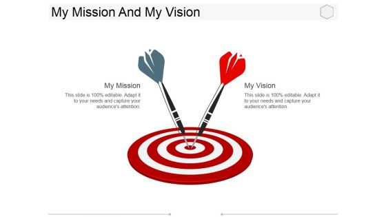 My Mission And My Vision Ppt PowerPoint Presentation File Elements