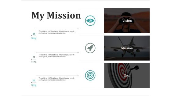 My Mission Vission Goal Ppt Powerpoint Presentation Styles Designs Download Cpb