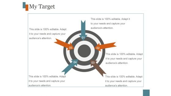 My Target Ppt PowerPoint Presentation Themes