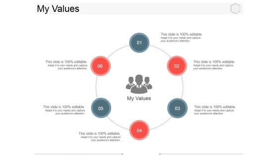My Values Template 1 Ppt PowerPoint Presentation Infographics Information