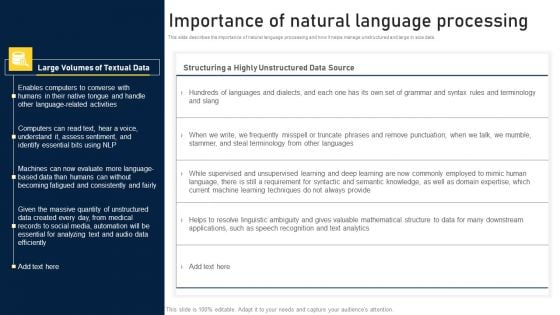 NLP Applications Methodology Importance Of Natural Language Processing Microsoft PDF