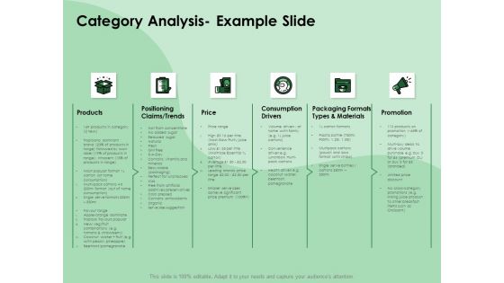 NPD Analysis Category Analysis Example Slide Ppt Gallery Guide PDF