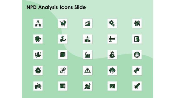 NPD Analysis Icons Slide Ppt Show Designs Download PDF