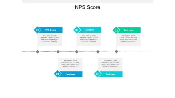 NPS Score Ppt PowerPoint Presentation Outline Information Cpb