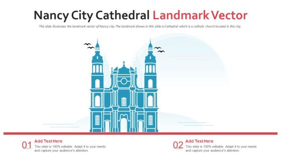 Nancy City Cathedral Landmark Vector PowerPoint Presentation Ppt Template PDF