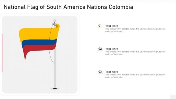 National Flag Of South America Nations Colombia Summary PDF