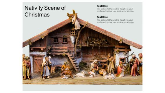 Nativity Scene Of Christmas Ppt PowerPoint Presentation Infographic Template Structure