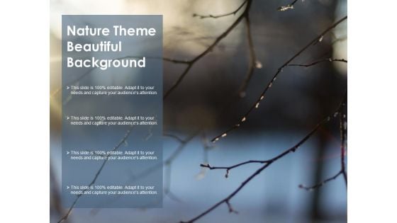 Nature Theme Beautiful Background Ppt PowerPoint Presentation Infographic Template Graphics