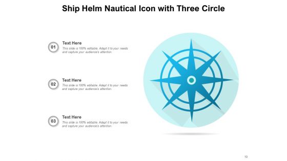 Nautical Icon Glowing Stars Business Document Ppt PowerPoint Presentation Complete Deck