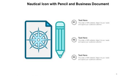 Nautical Icon Glowing Stars Business Document Ppt PowerPoint Presentation Complete Deck