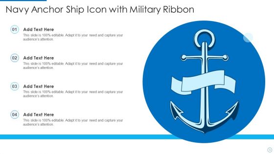 Navy Icon Ppt PowerPoint Presentation Complete Deck With Slides