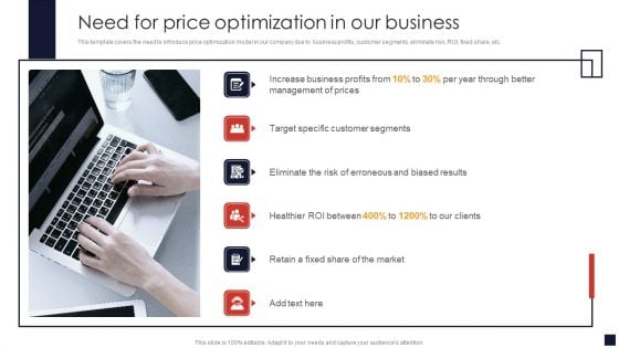 Need For Price Optimization In Our Business Product Pricing Strategic Guide Graphics PDF Need For Price Optimization In Our Business Product Pricing Strategic Guide Graphics PDF