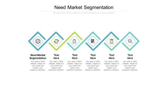 Need Market Segmentation Ppt PowerPoint Presentation Outline Portrait Cpb