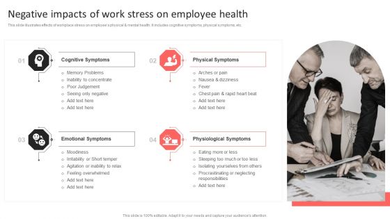 Negative Impacts Of Work Stress On Employee Health Information PDF