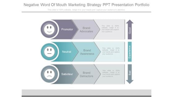 Negative Word Of Mouth Marketing Strategy Ppt Presentation Portfolio