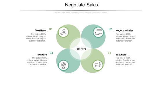 Negotiate Sales Ppt PowerPoint Presentation Styles Visual Aids Cpb Pdf