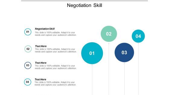 Negotiating Skills Ppt PowerPoint Presentation Slides Example Topics Cpb