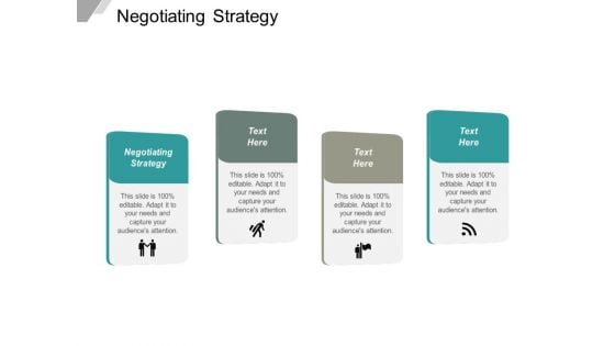 Negotiating Strategy Ppt PowerPoint Presentation Styles Templates Cpb