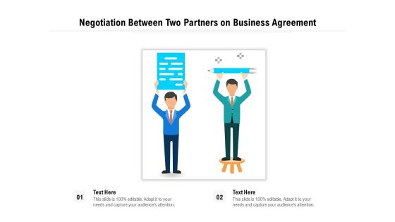 Negotiation Between Two Partners On Business Agreement Ppt PowerPoint Presentation File Show PDF Negotiation Between Two Partners On Business Agreement Ppt PowerPoint Presentation File Show PDF