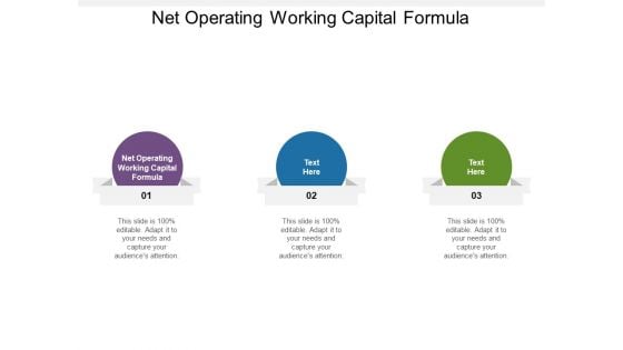 Net Operating Working Capital Formula Ppt PowerPoint Presentation Inspiration Demonstration Cpb