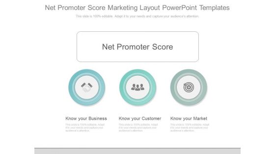 Net Promoter Score Marketing Layout Powerpoint Templates