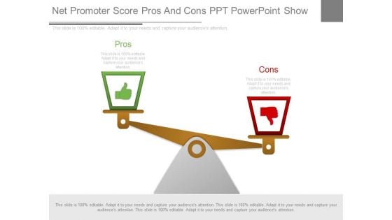 Net Promoter Score Pros And Cons Ppt Powerpoint Show