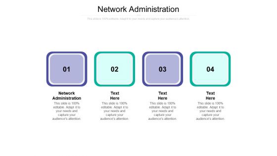Network Administration Ppt PowerPoint Presentation Gallery Example File Cpb