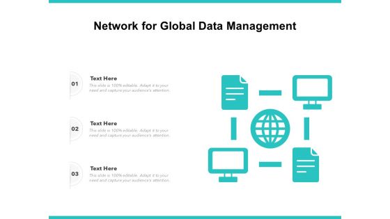 Network For Global Data Management Ppt PowerPoint Presentation Icon Infographic Template PDF