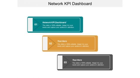 Network KPI Dashboard Ppt PowerPoint Presentation Summary Design Ideas Cpb