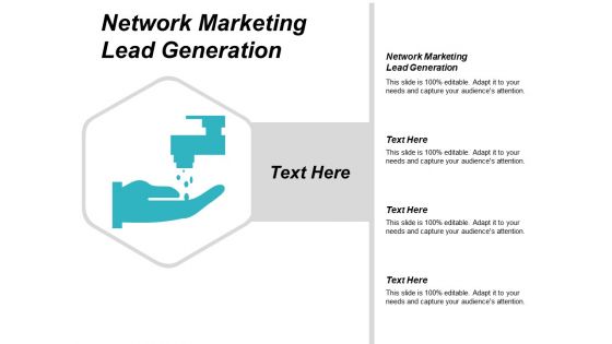 Network Marketing Lead Generation Ppt PowerPoint Presentation Styles Example Introduction Cpb