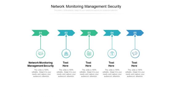 Network Monitoring Management Security Ppt PowerPoint Presentation Summary Clipart Images Cpb