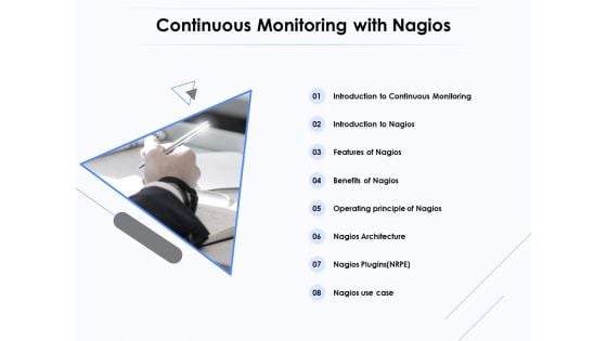Network Monitoring Tool Overview Continuous Monitoring With Nagios Ppt PowerPoint Presentation File Diagrams PDF