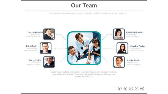 Network Of Teams For Business Projects Powerpoint Slides