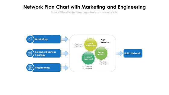 Network Plan Chart With Marketing And Engineering Ppt PowerPoint Presentation Gallery Files PDF