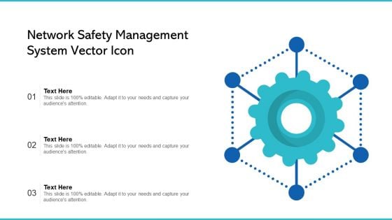 Network Safety Management System Vector Icon Ppt PowerPoint Presentation Ideas Rules PDF