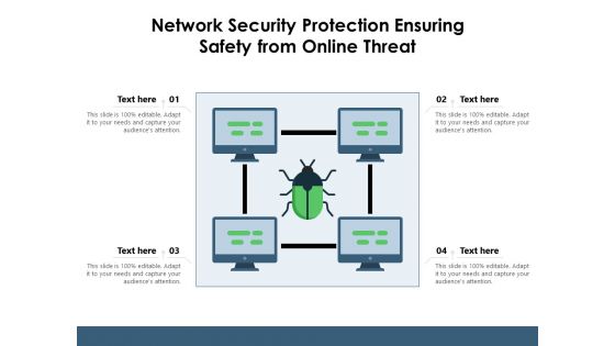 Network Security Protection Ensuring Safety From Online Threat Ppt PowerPoint Presentation Portfolio Influencers PDF Network Security Protection Ensuring Safety From Online Threat Ppt PowerPoint Presentation Portfolio Influencers PDF
