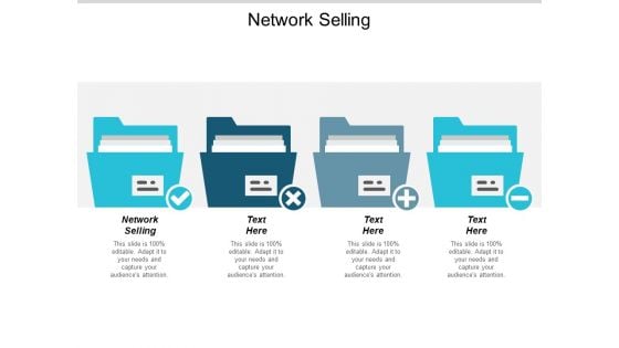 Network Selling Ppt PowerPoint Presentation Summary Rules Cpb