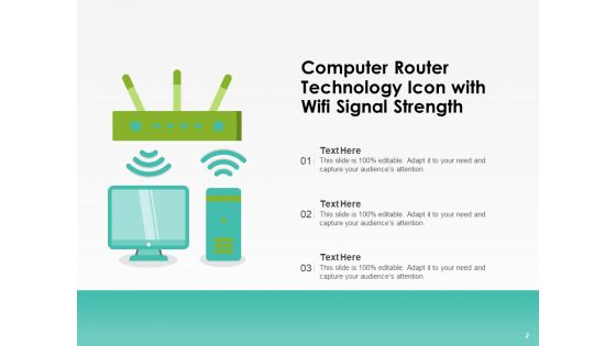 Networking Device Icon Circle Arrow Ppt PowerPoint Presentation Complete Deck