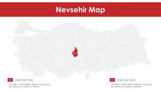 Nevsehir Map PowerPoint Presentation PPT Template PDF