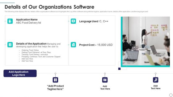 New Application Investment Presentation Details Of Our Organizations Software Summary PDF