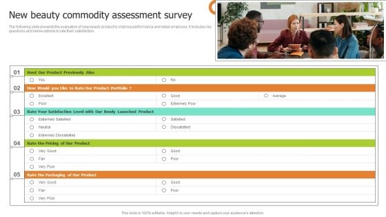 New Beauty Commodity Assessment Survey Microsoft PDF