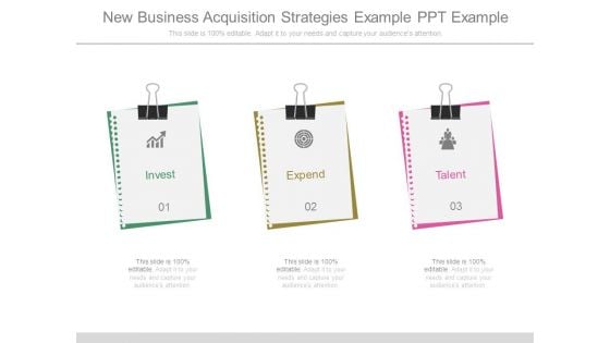 New Business Acquisition Strategies Example Ppt Example