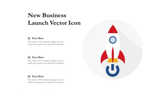 New Business Launch Vector Icon Ppt PowerPoint Presentation File Outline PDF