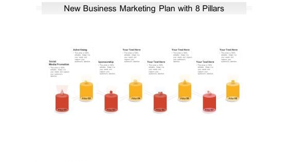 New Business Marketing Plan With 8 Pillars Ppt PowerPoint Presentation Ideas Inspiration PDF New Business Marketing Plan With 8 Pillars Ppt PowerPoint Presentation Ideas Inspiration PDF