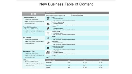 New Business Table Of Content Ppt PowerPoint Presentation Gallery Background New Business Table Of Content Ppt PowerPoint Presentation Gallery Background